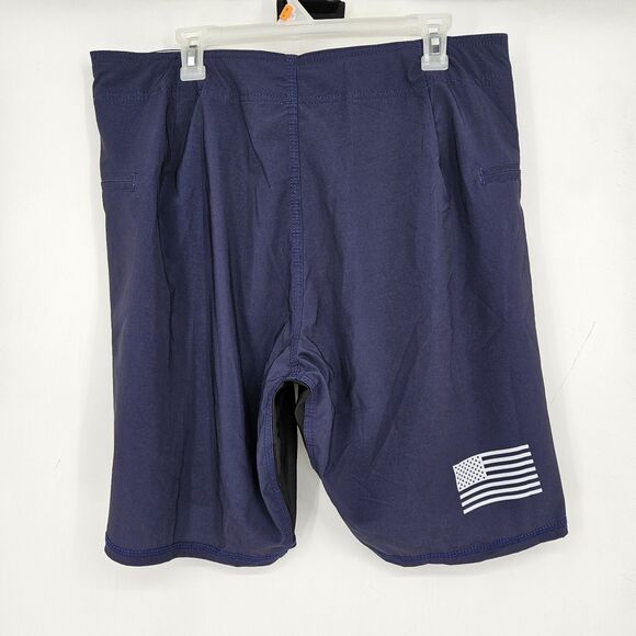 Born Primitive Shorts Mens 38 Blue Patriotic American‎ Flag Jones N4 Crossfit - Picture 9 of 14